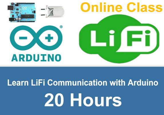 Lifi communication with arduino